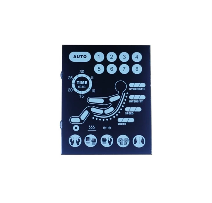 custom segment VA lcd display for massage chair