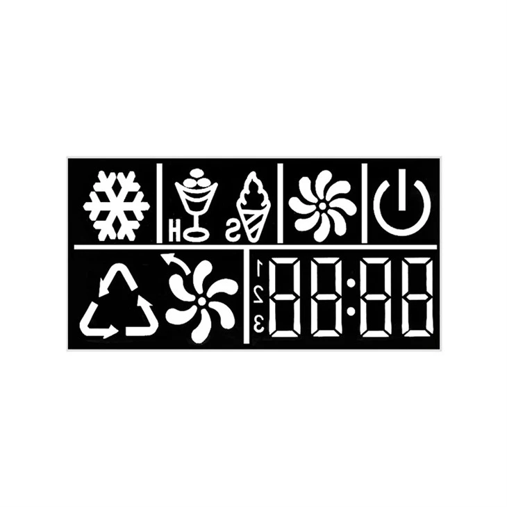 5.Multifunctional 7-segment LCD digital display with white backlight